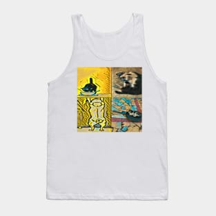 FUNNY CAT AND DOG  MOMENTS Tank Top